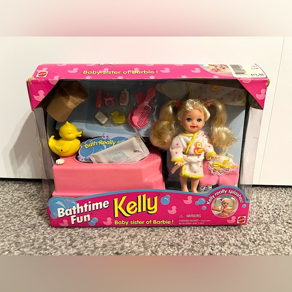 1995 Barbie Bathtime Fun Kelly doll set - Picture 1 of 6